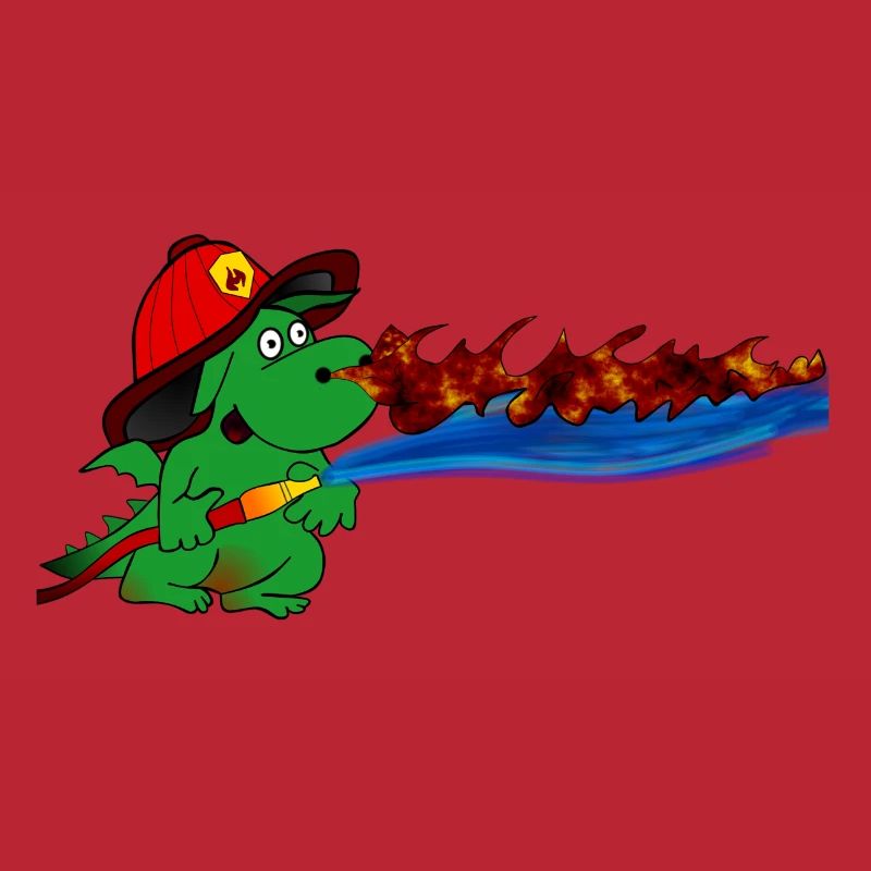 Fire Dragon Firefighter Hero Gift