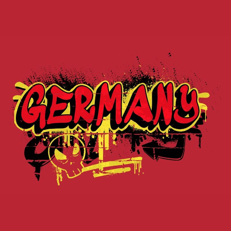 Germany Graffiti Flags Design