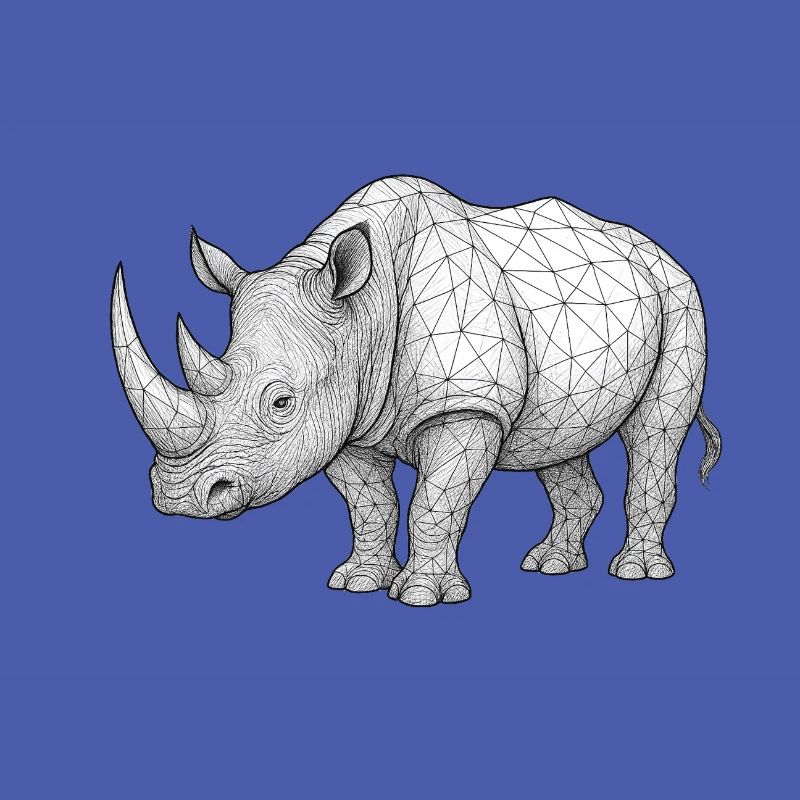 Rhino Wireframe Pattern