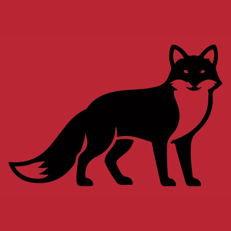 Fuchs Tier Silhouette