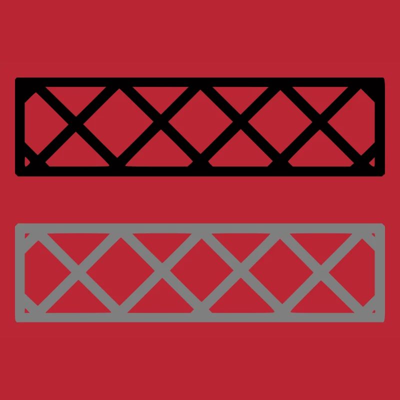 Fence Grid Pattern Frame