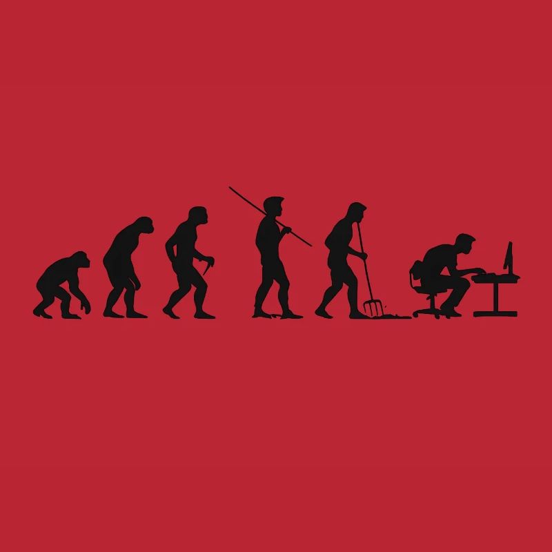 Programmierer Computerfreak Evolution