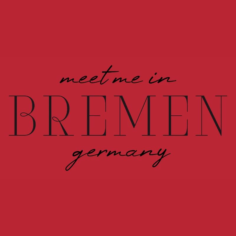 Bremen, Germany Elegance Style Design T-Shirt