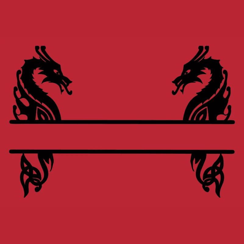 Wikinger zwei Drachen