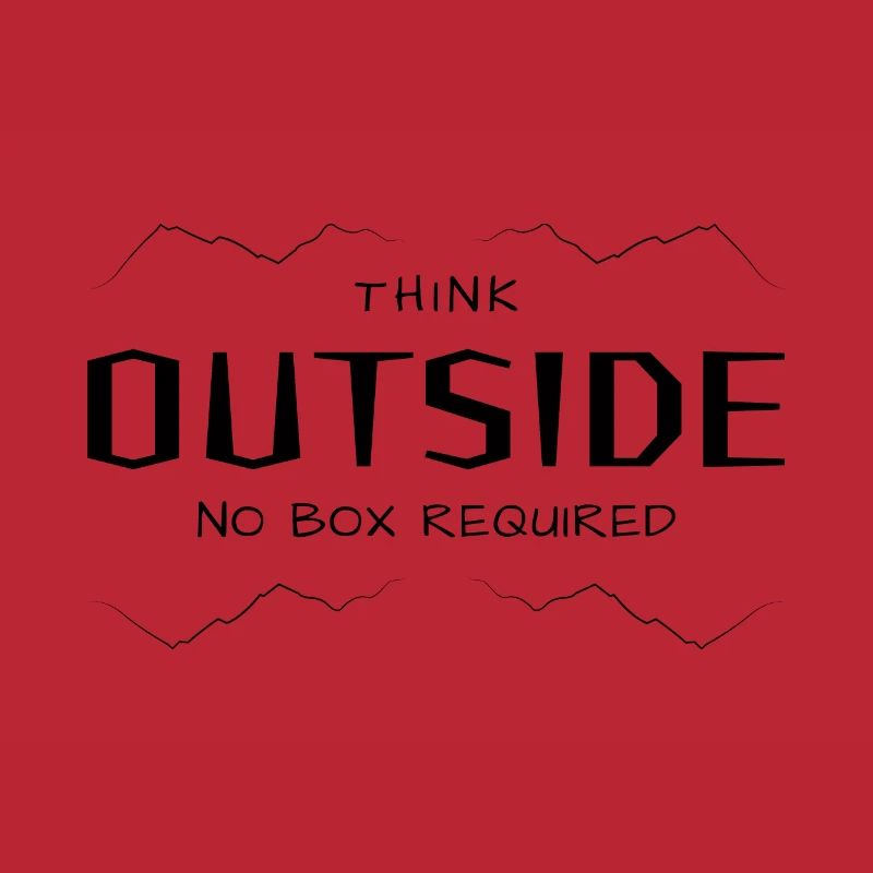 Think Outside - Lateral thinking without a box.