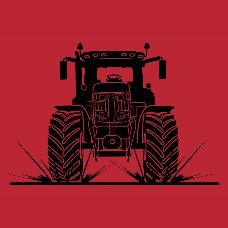 Traktor durch Schlamm