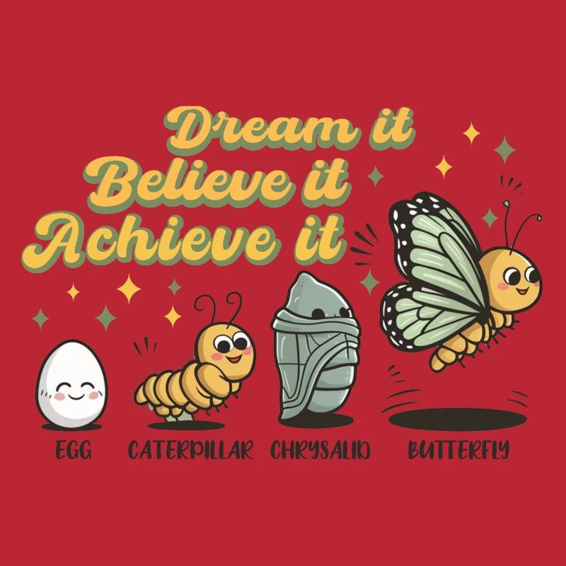 Chenille Papillon Ecole Evolution Cadeau