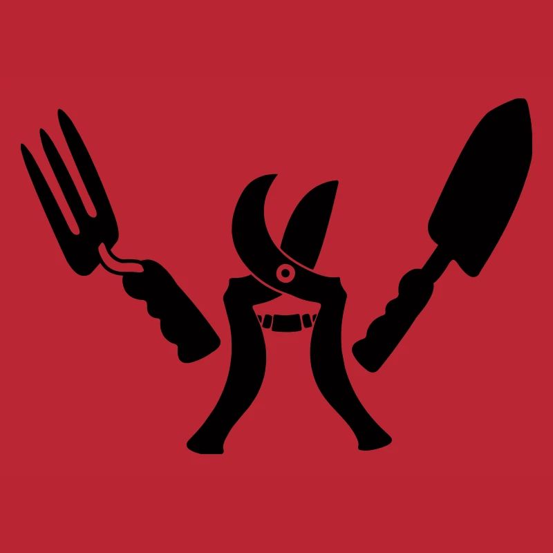 Gartengärtner bereit