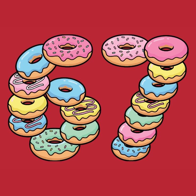 Pastel Donut Stack 67 Pattern