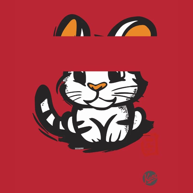 Cute Mouse Tiger Cat