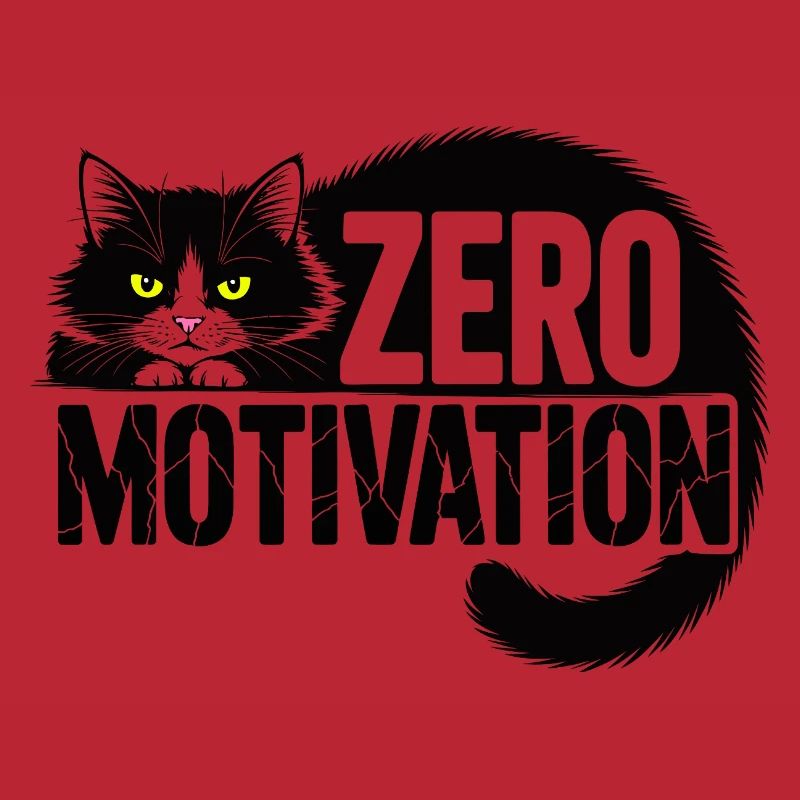 Null Motivation Katze