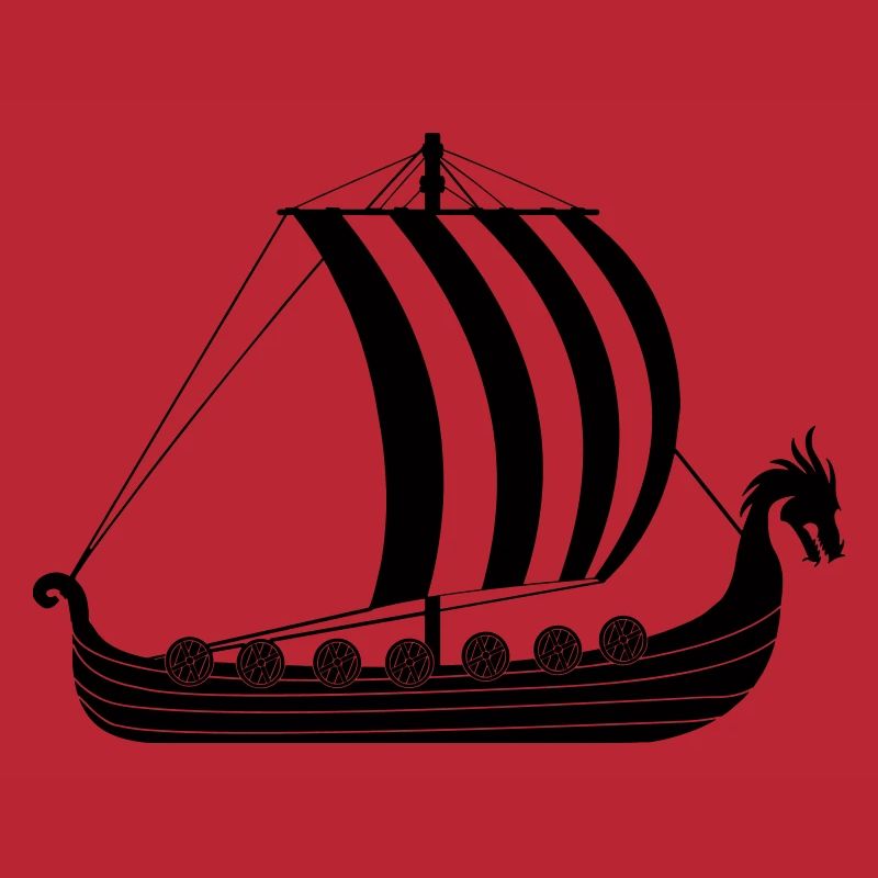 Wikinger-Drachenschiff