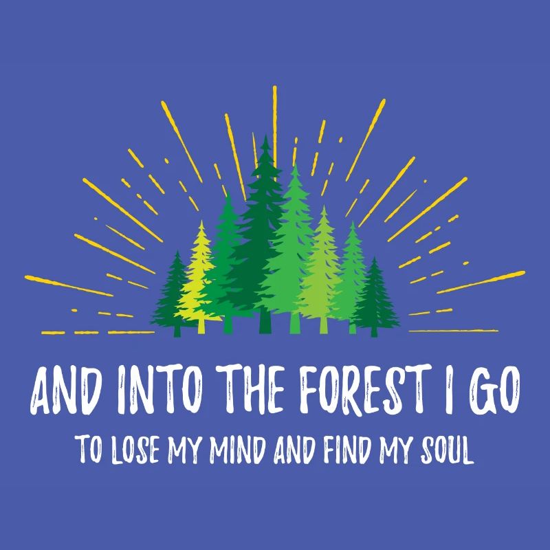 Et je vais dans la forêt