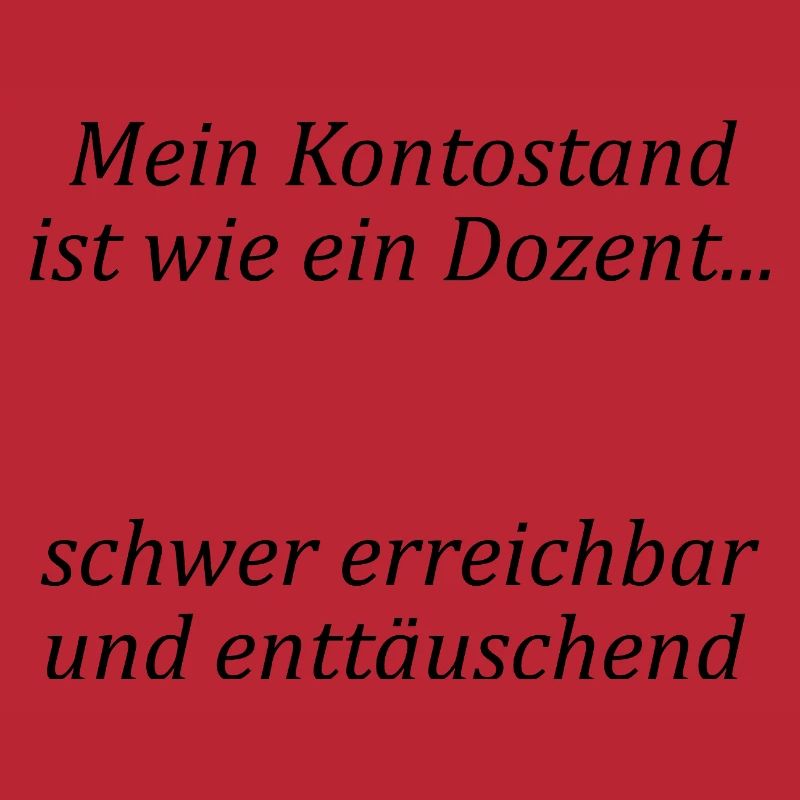 Unispruch "wie ein Dozent" Geschenk, Studenten