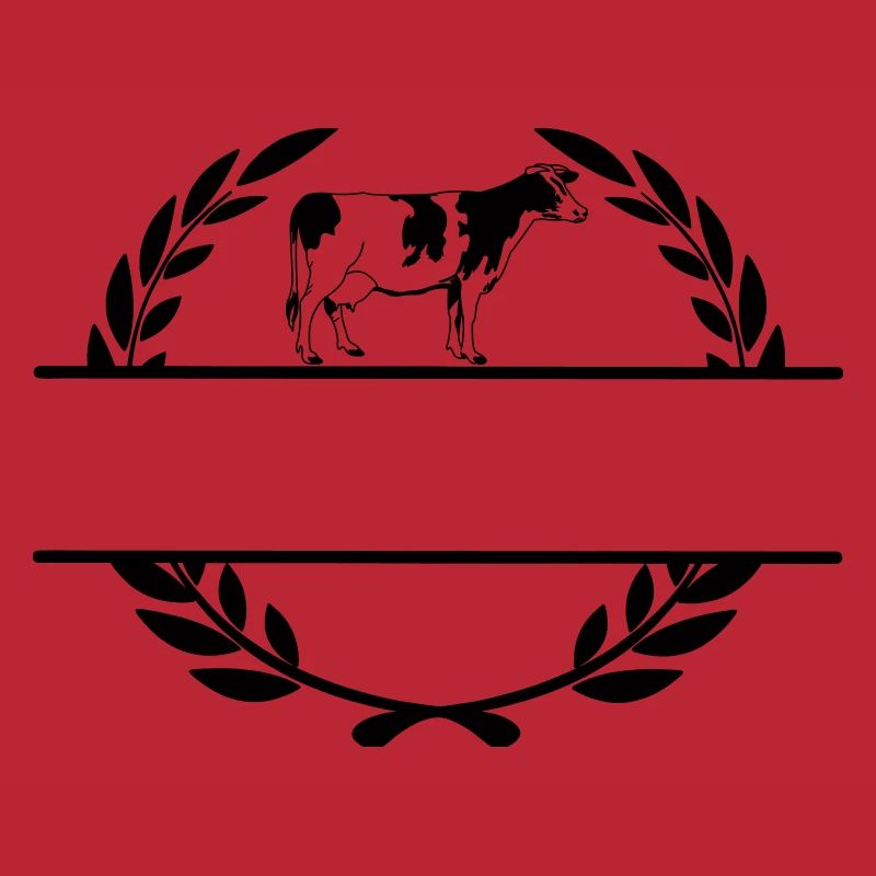 Monogramme de vache laitière
