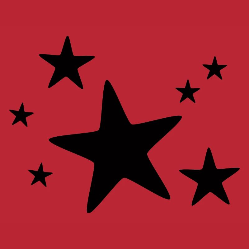 Sternengruppe einfarbig