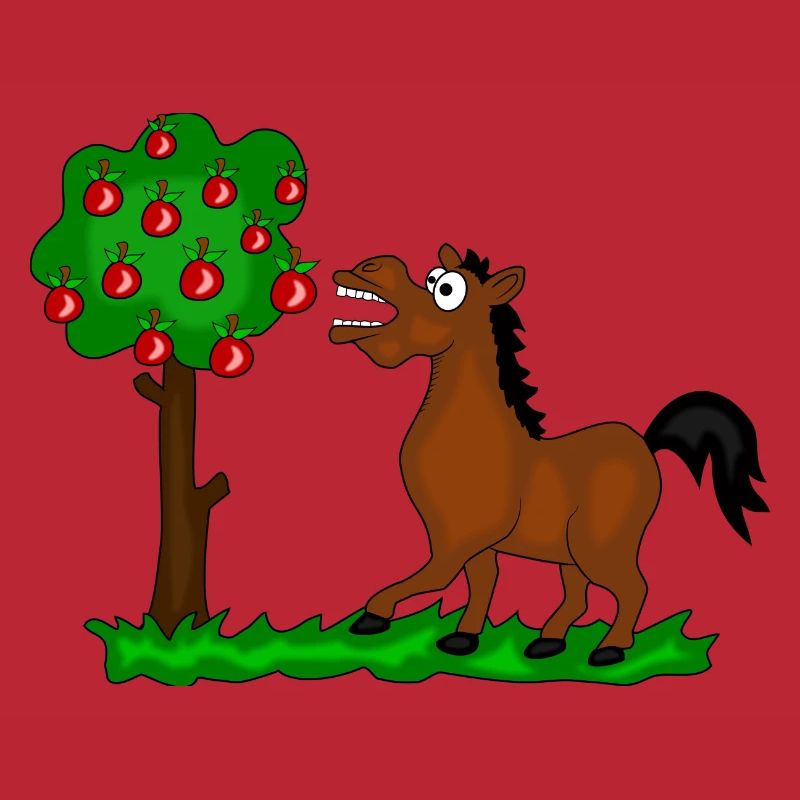 pferd baum