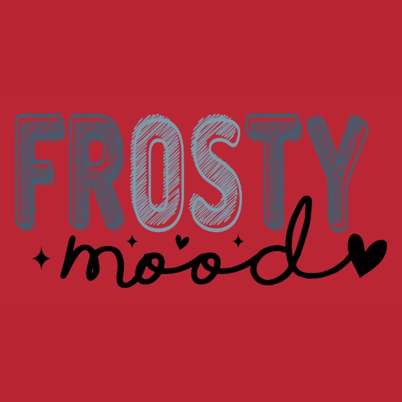 Frostiger Text im eisigen Stil