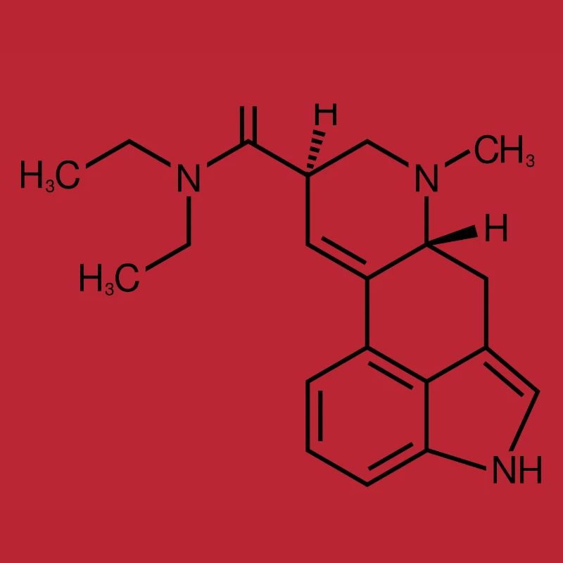 LSD Molekül Struktur