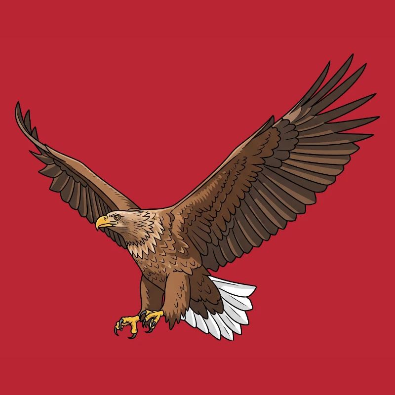 Pygargue à queue blanche Haliaeetus albicilla Eagle