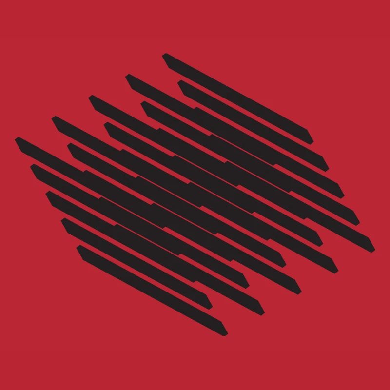 Diagonal Scribble Monochrome Pattern