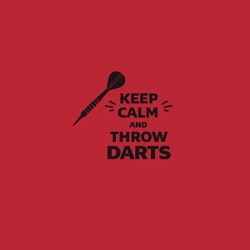 Darts Ruhe Typografie