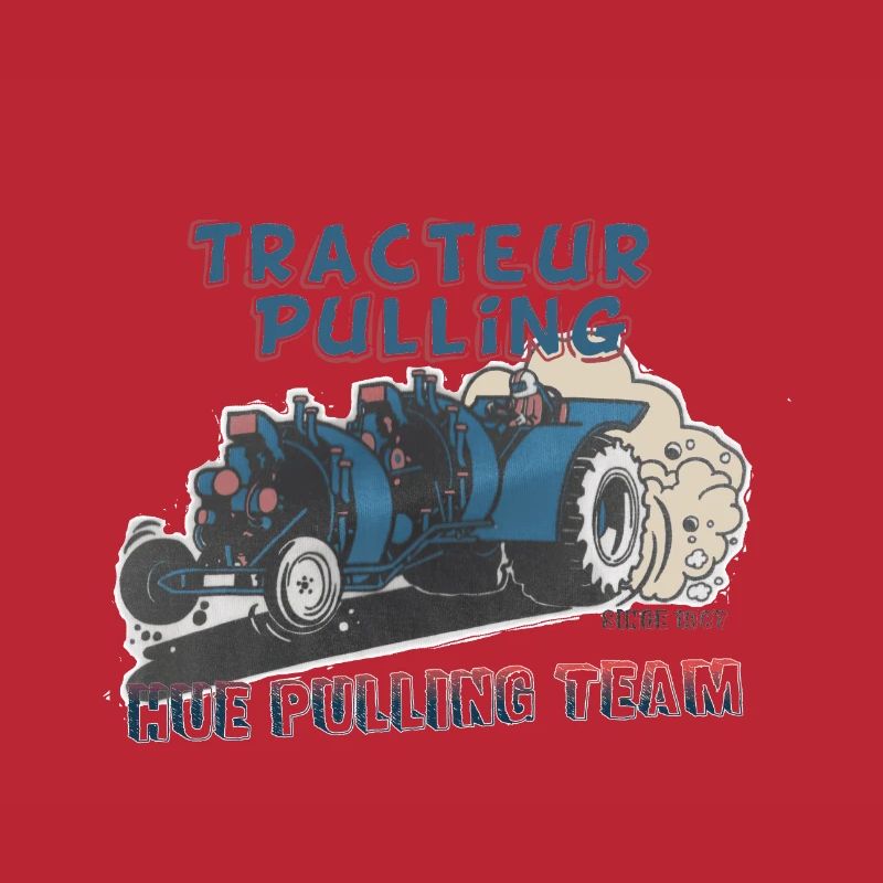 Tshirt Hue Pulling Tractor - Double Nord 2019