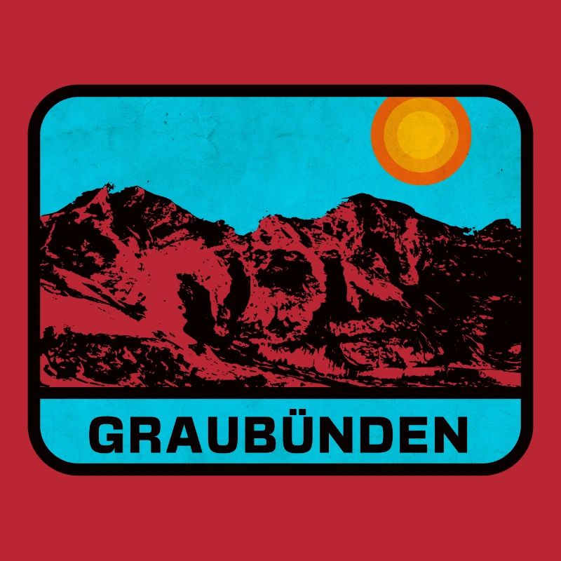 Graubünden Panorama Sonnenrand
