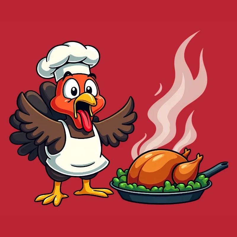 Cuisinier de dinde de Thanksgiving