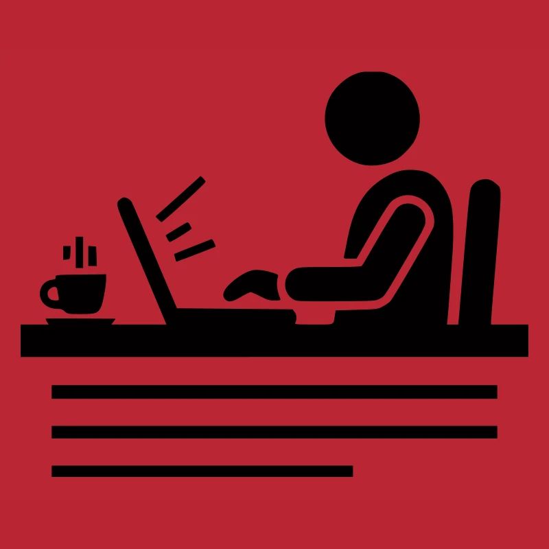 Büro & Home-Office | Programmierer Piktogramm