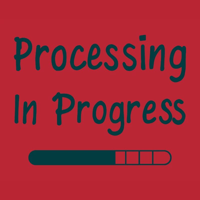 Processing In Progress Loading Bar Statement
