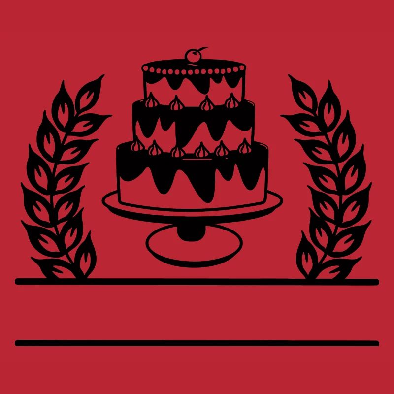 Couronne de Grain avec bannière de nom de gâteau