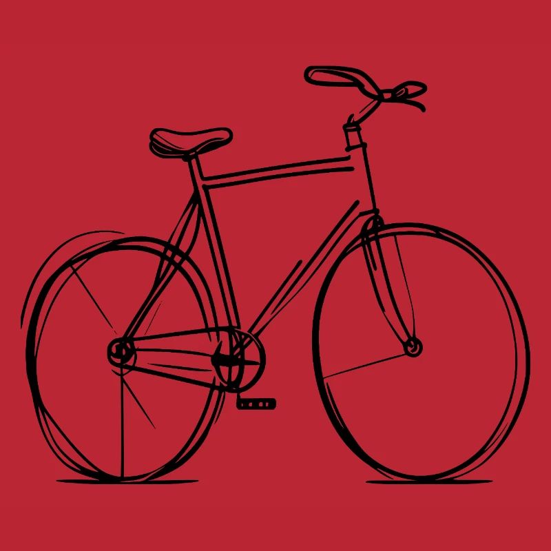 Bicycle Line Drawing