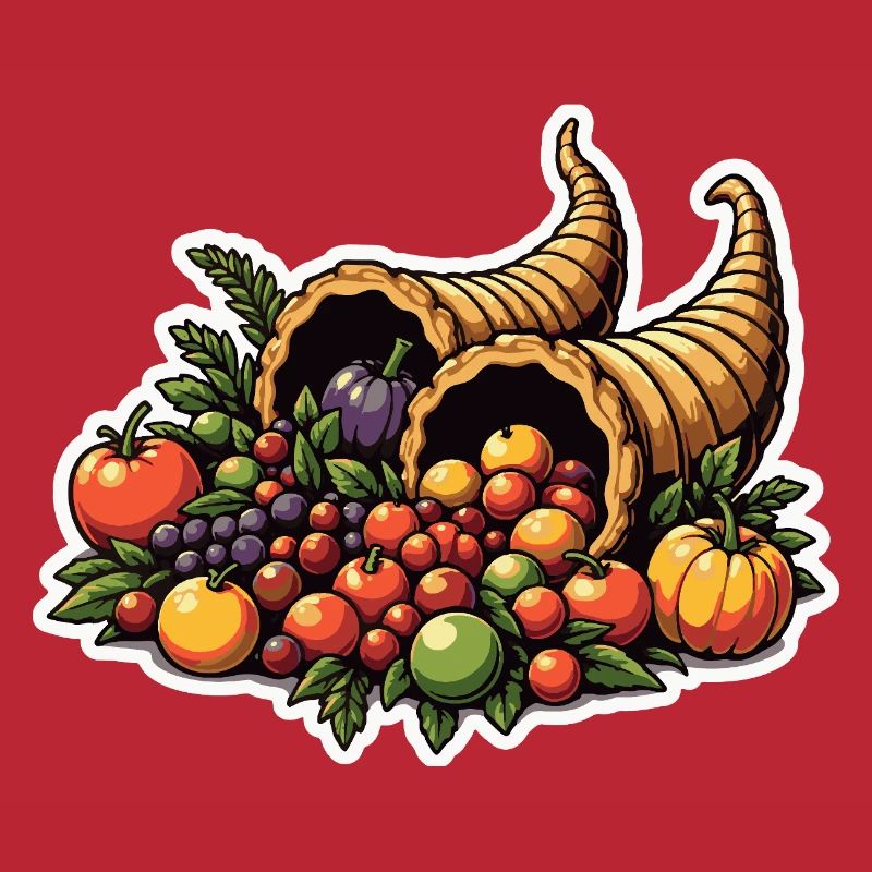 Autumn Harvest Cornucopia