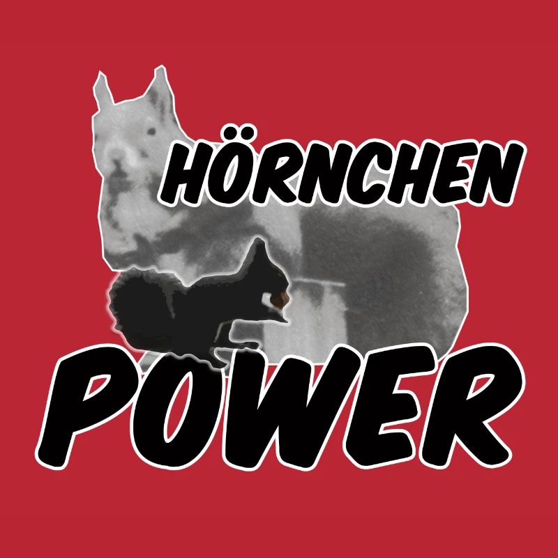 Hörnchenpower Eichhörnchen Tiere Spruch