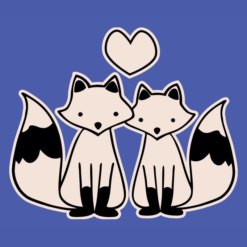 Foxes in love