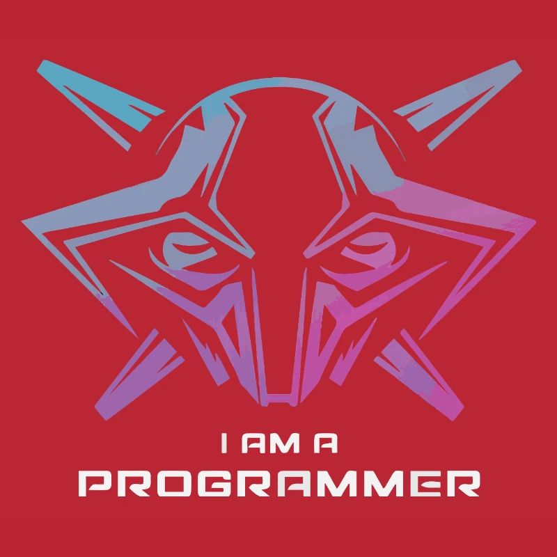 Futuristische Cyborg-Programmierer-Kunst