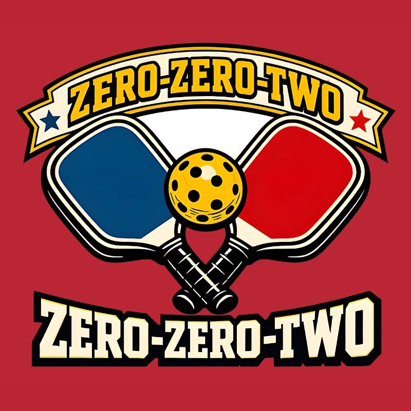 Zero-Zero-Two Paddle Ball Emblem