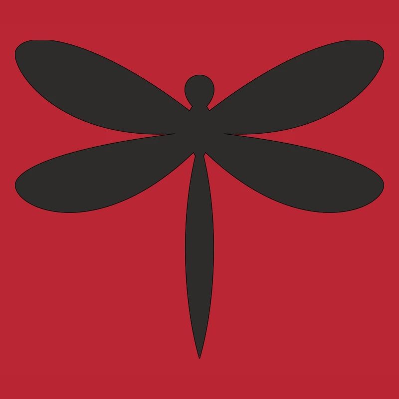 Libelle Silhouette 