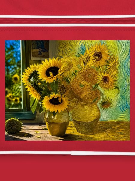 Sonnenblumen-Stillleben Leinwand