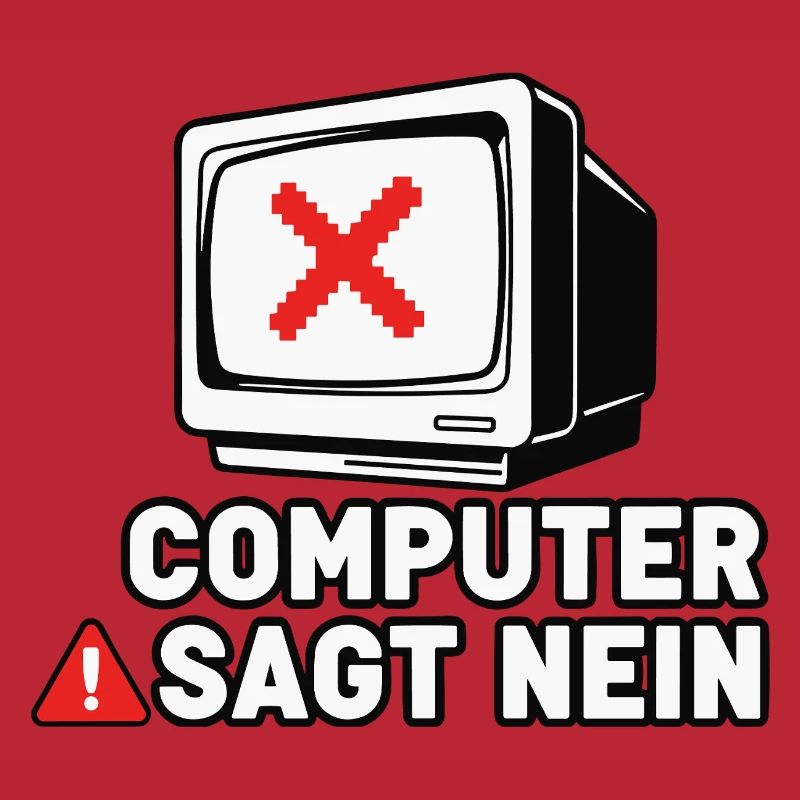 Computer Says No Retro Pixel