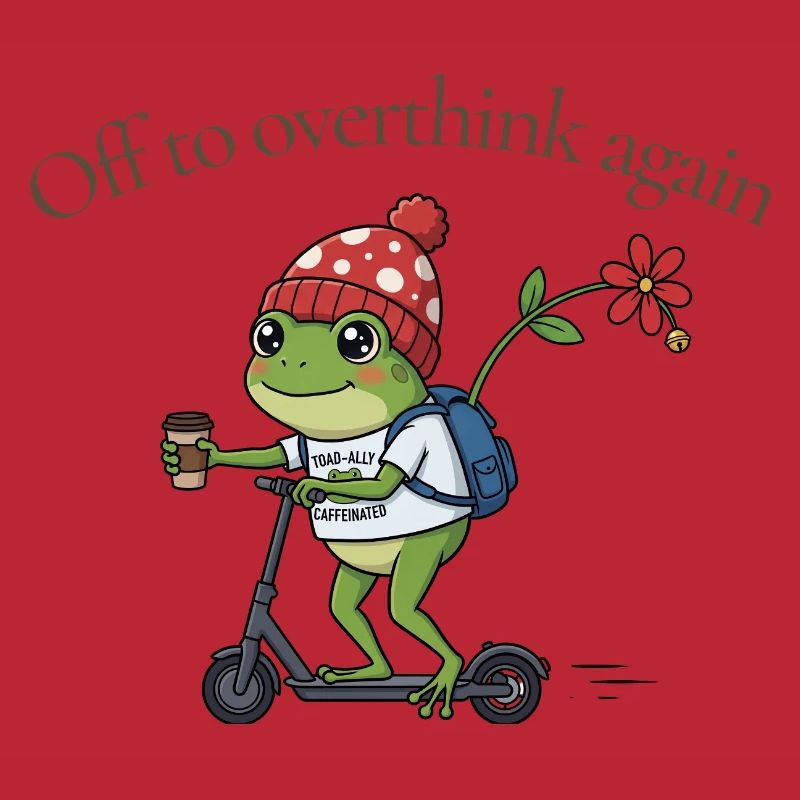 Toad-ally caffeinated frog