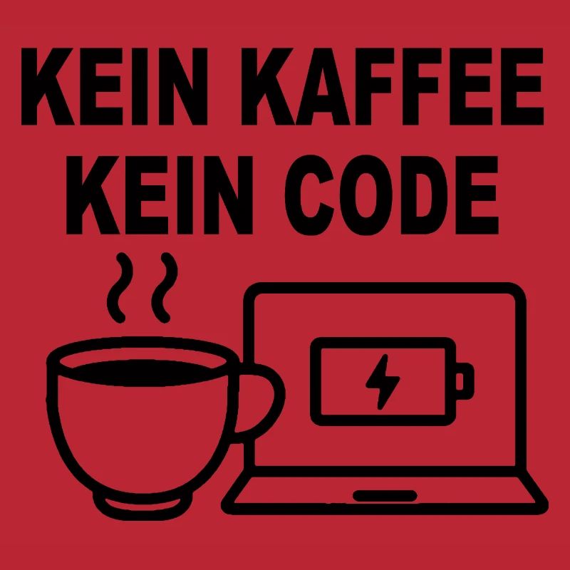 Kein Kaffee Kein Code - Conception de programmeur amusant