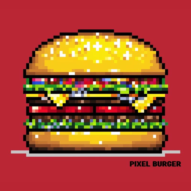 Pixel Hamburger