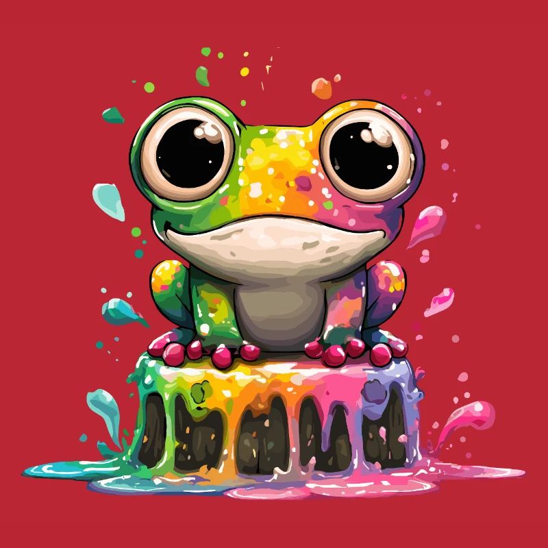 Rainbow Frog Kitchen Magic
