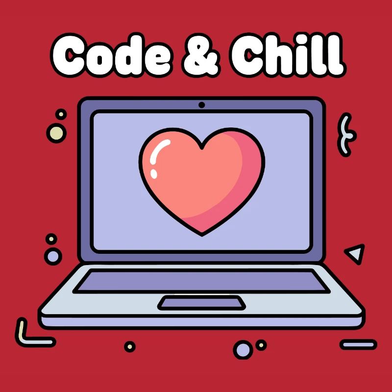 Code & Chill Herz Laptop