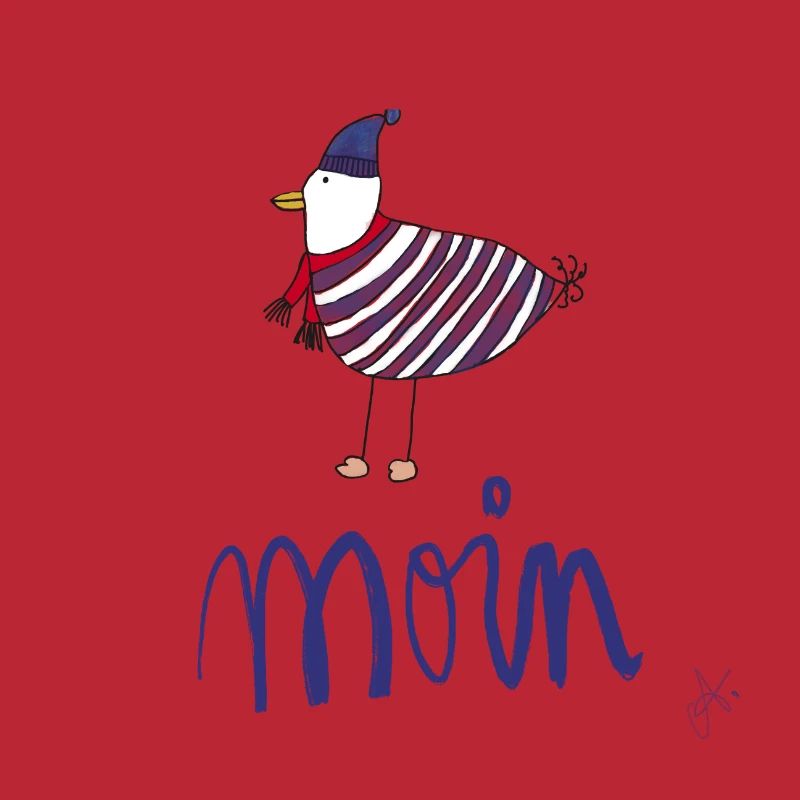 Moin Möwe Ringelshirt