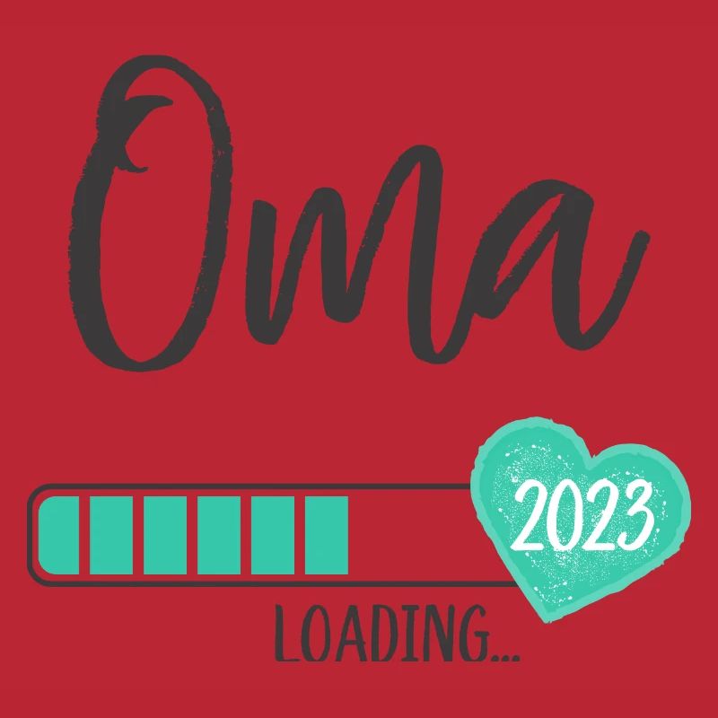 Oma Loading 2023 Herz Junge Werdende Großmutter