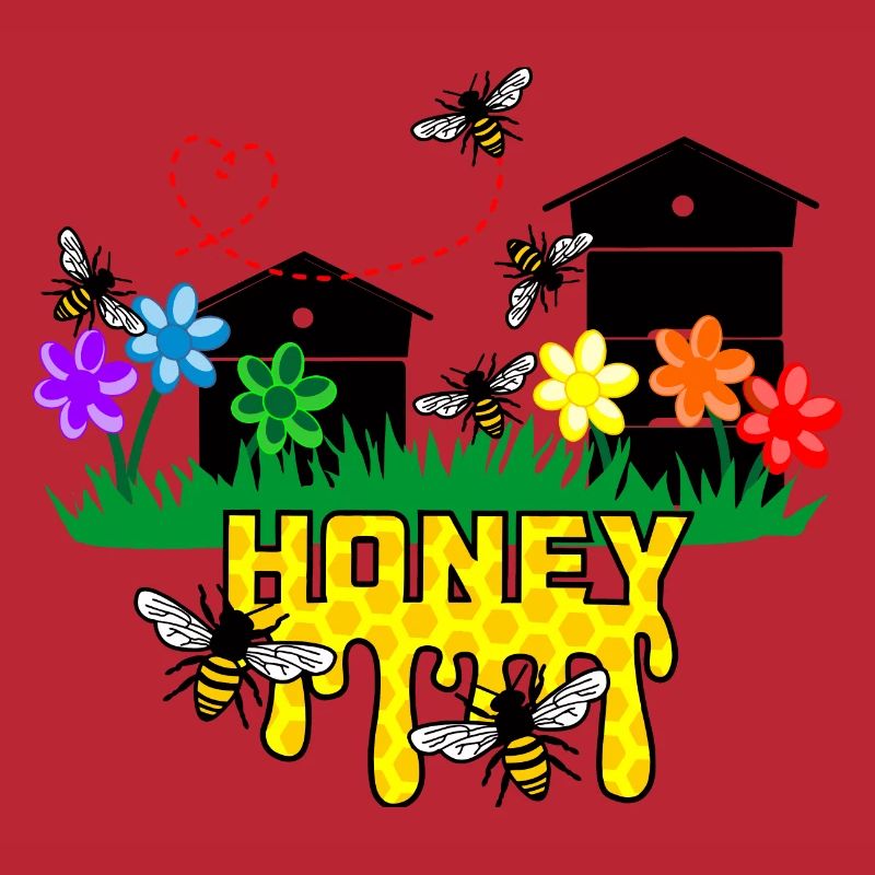 Honiggewächshäuser oder Bienenstöcke mit Bienen