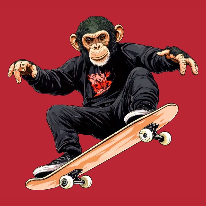 Monkey Skateboard